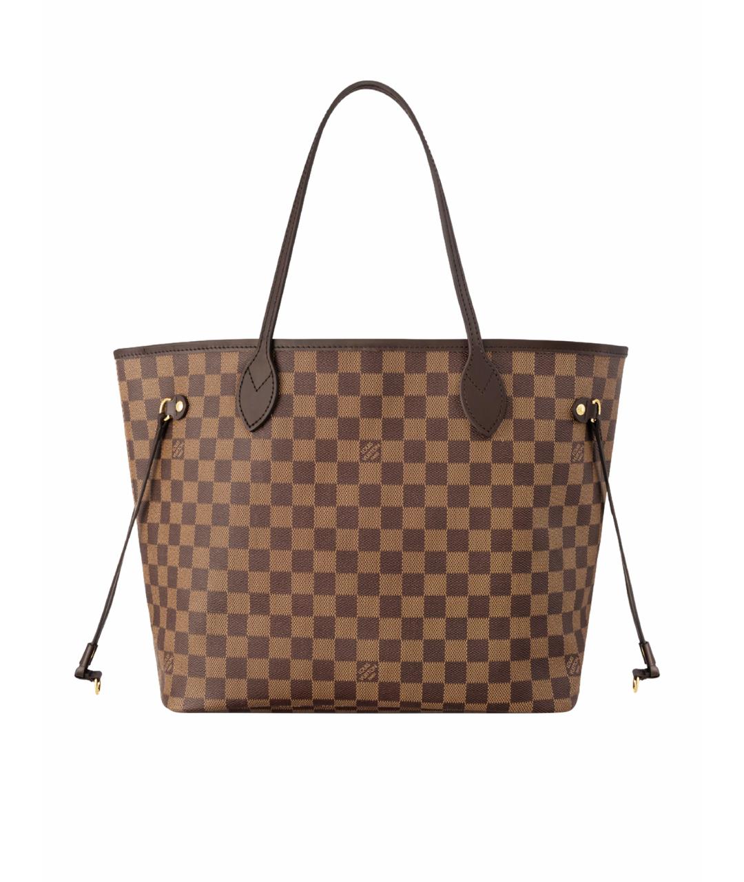 LOUIS VUITTON Коричневая кожаная сумка тоут, фото 1