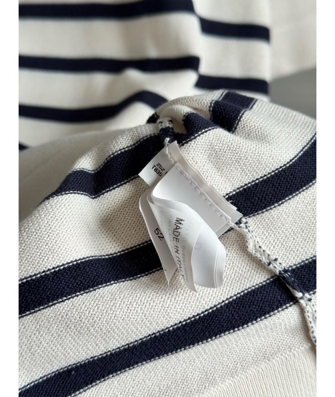 BRUNELLO CUCINELLI Белое хлопковое поло с коротким рукавом, фото 7