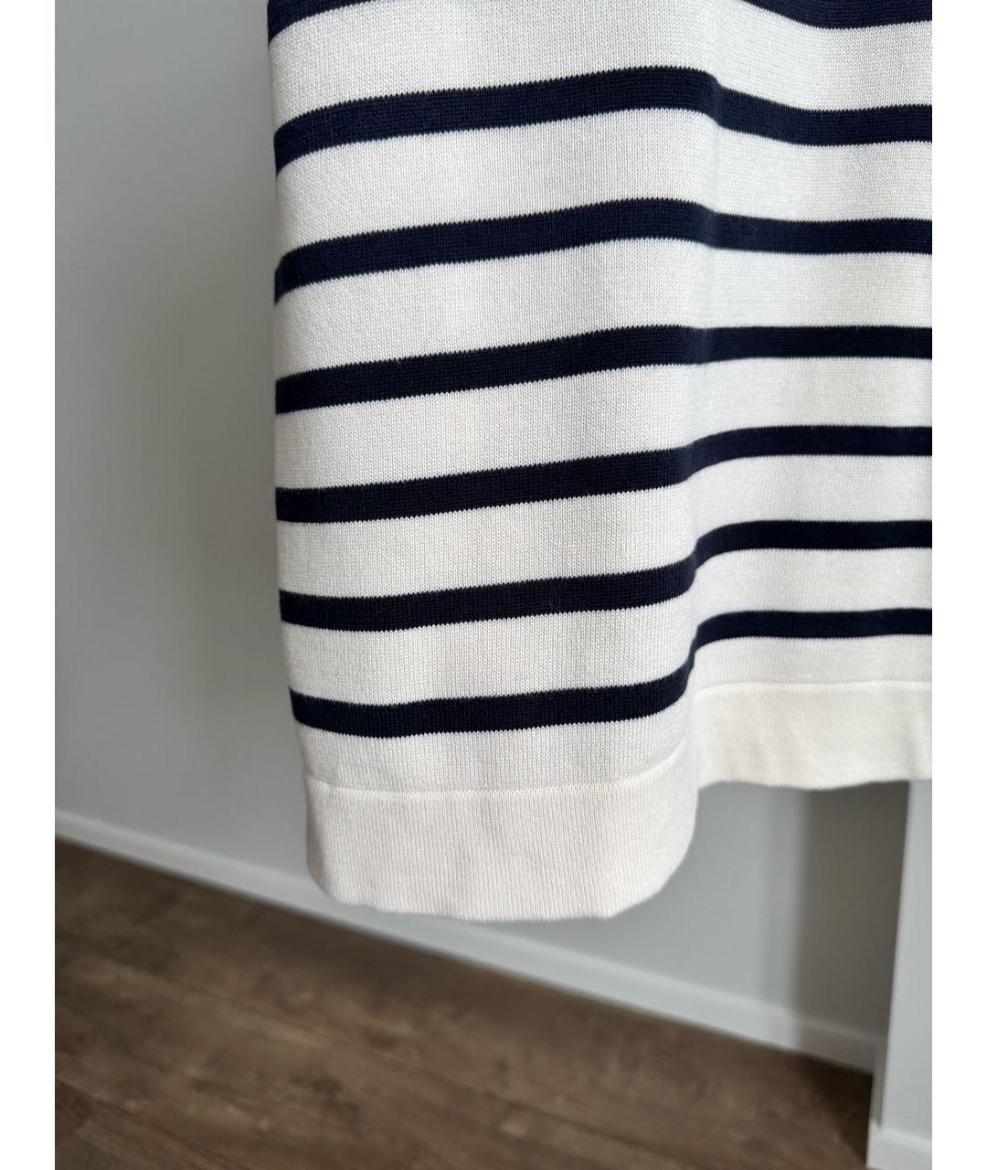 BRUNELLO CUCINELLI Белое хлопковое поло с коротким рукавом, фото 5