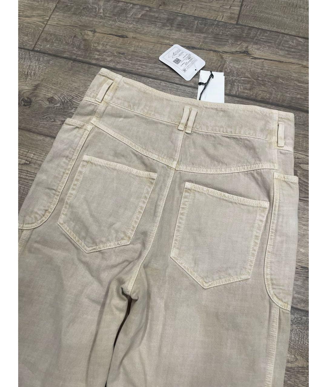 ISABEL MARANT ETOILE Бежевые прямые джинсы, фото 7