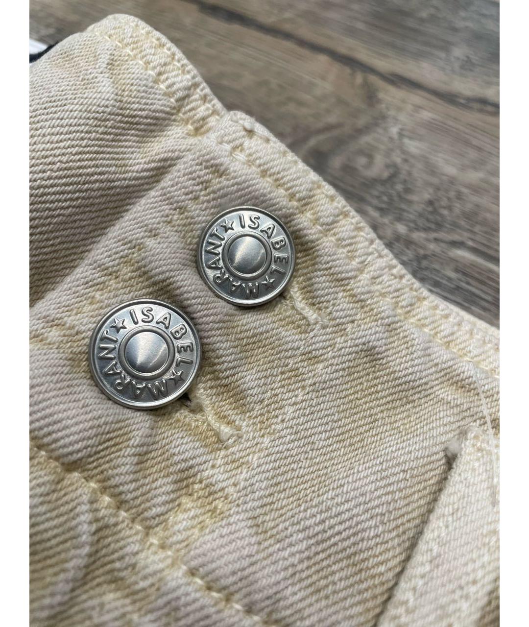 ISABEL MARANT ETOILE Бежевые прямые джинсы, фото 6