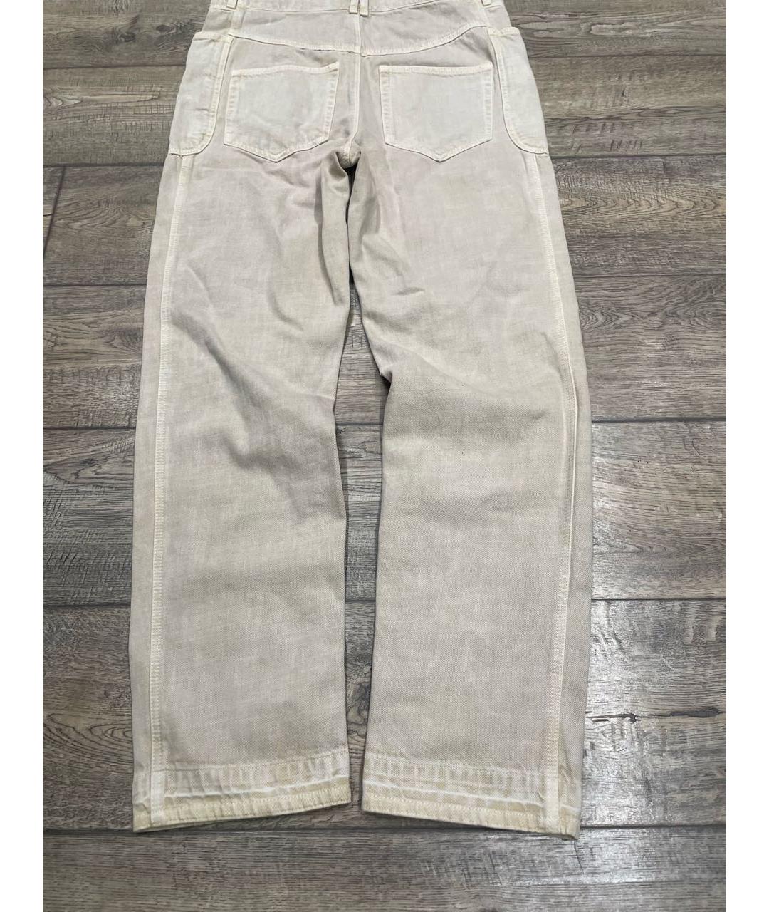 ISABEL MARANT ETOILE Бежевые прямые джинсы, фото 2