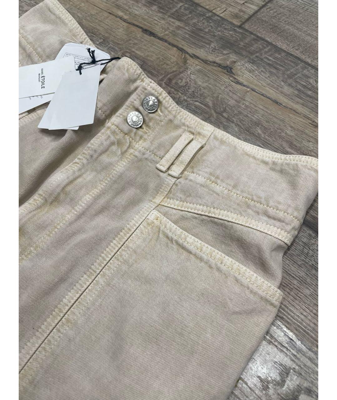 ISABEL MARANT ETOILE Бежевые прямые джинсы, фото 4