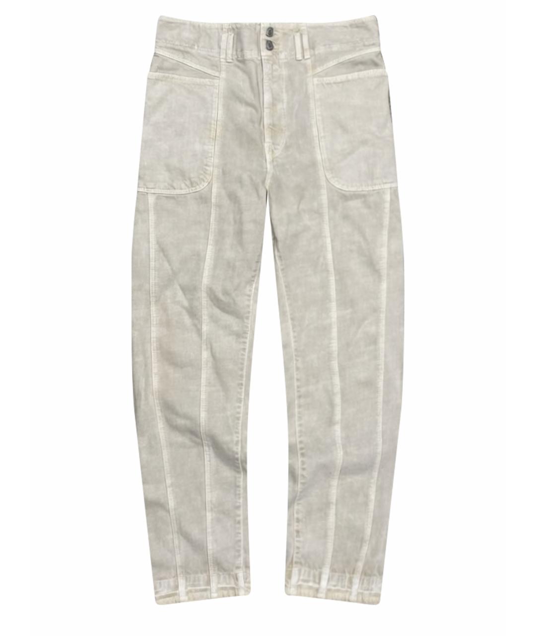 ISABEL MARANT ETOILE Бежевые прямые джинсы, фото 1