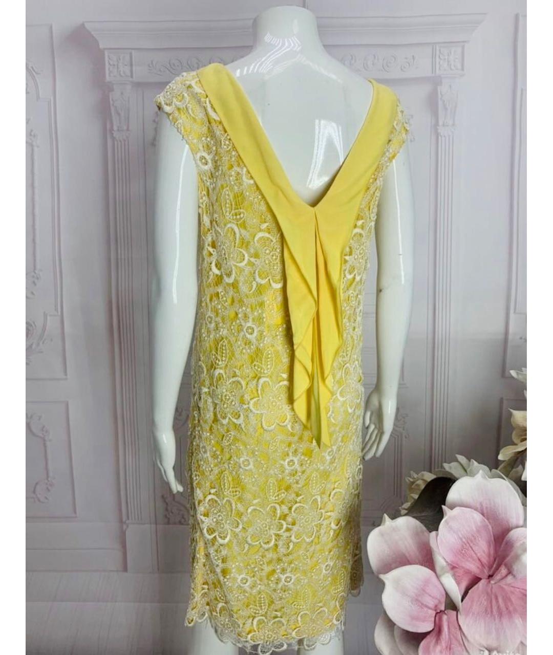 MANTU Желтое вискозное платье, фото 6