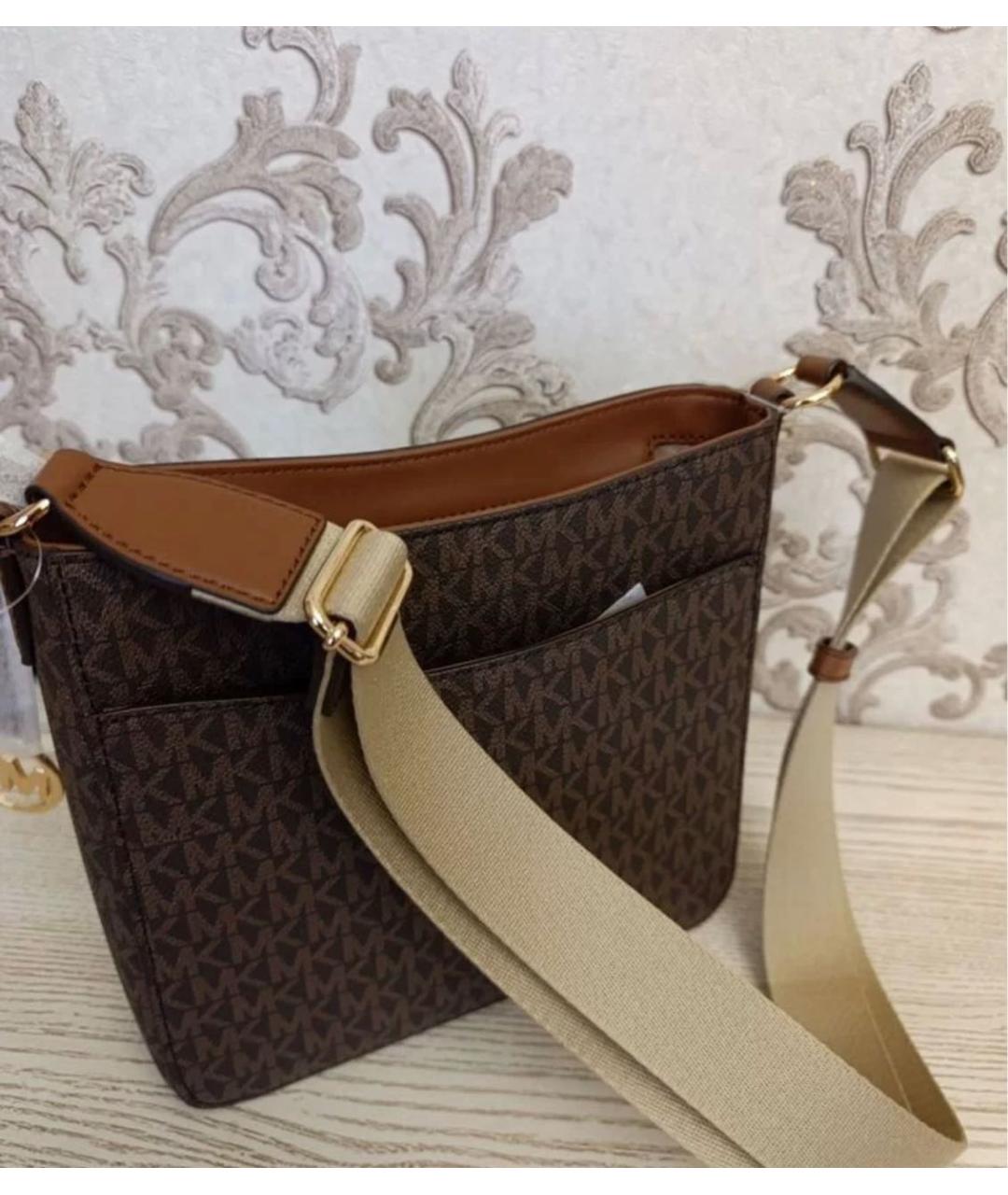 MICHAEL KORS Коричневая сумка через плечо, фото 2