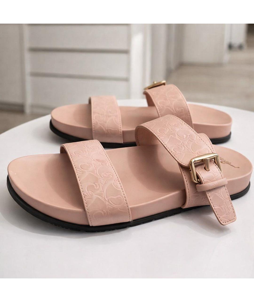 CALVIN KLEIN Розовые шлепанцы, фото 3