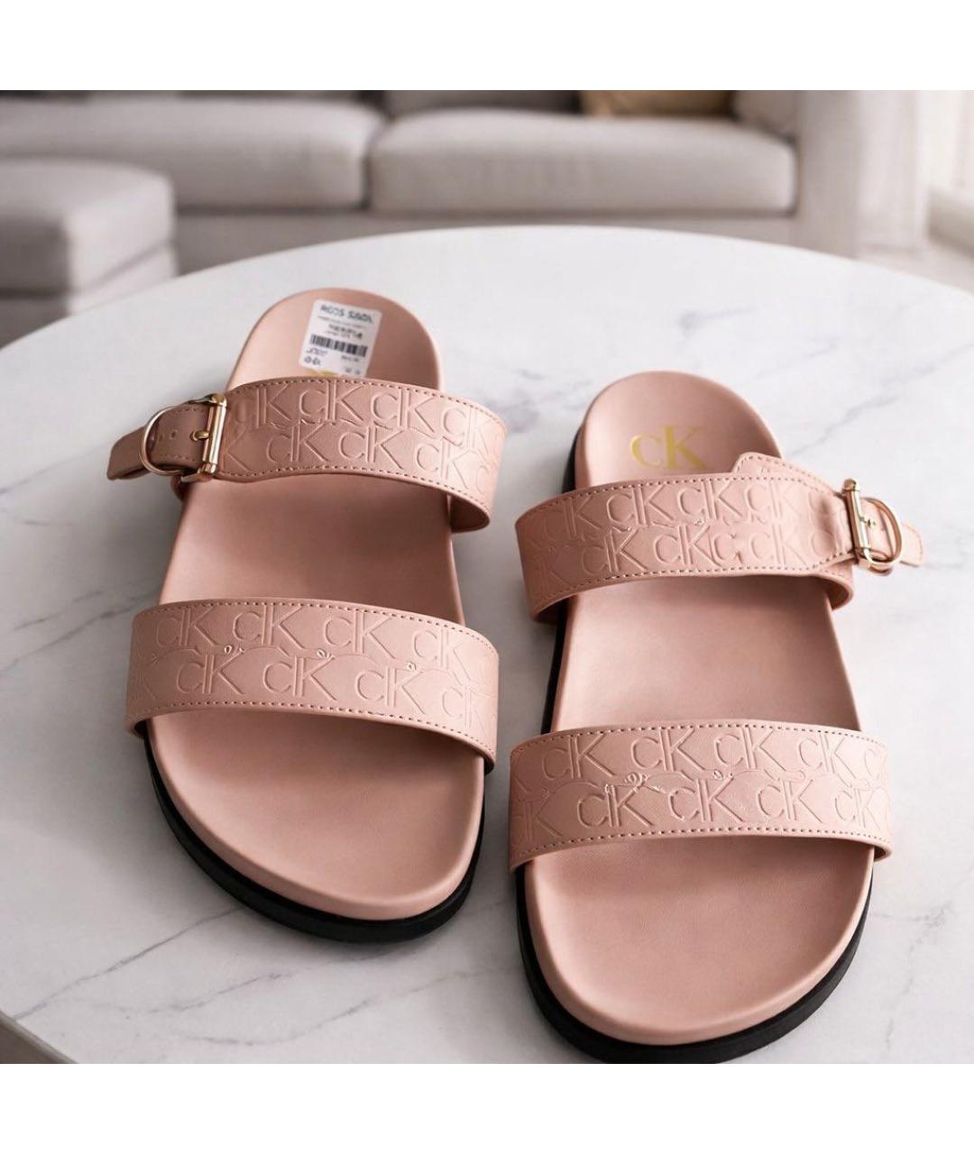 CALVIN KLEIN Розовые шлепанцы, фото 7