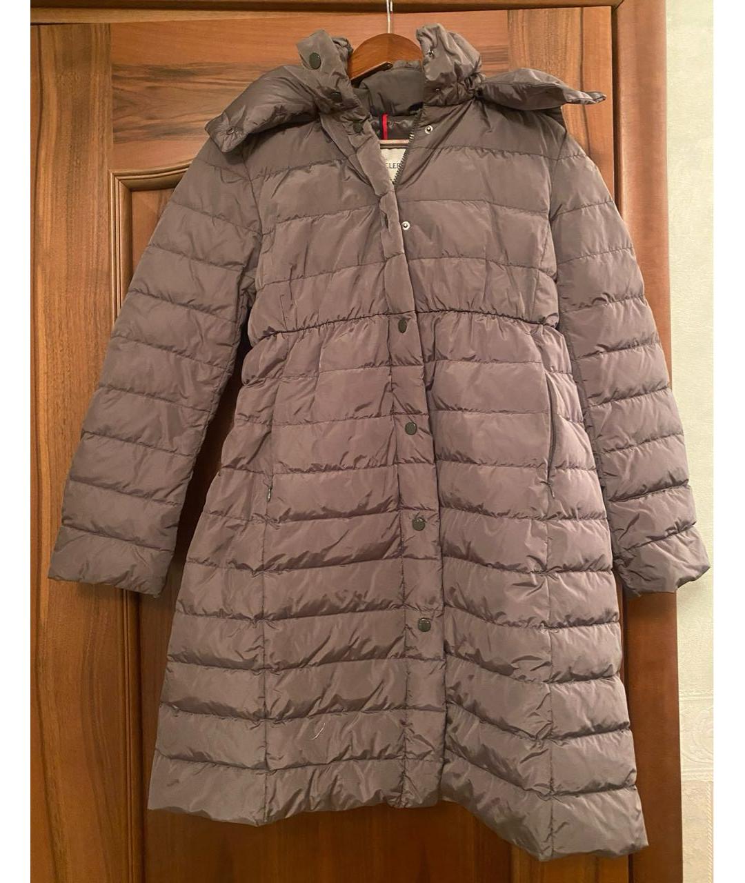 MONCLER Серый пуховик, фото 2