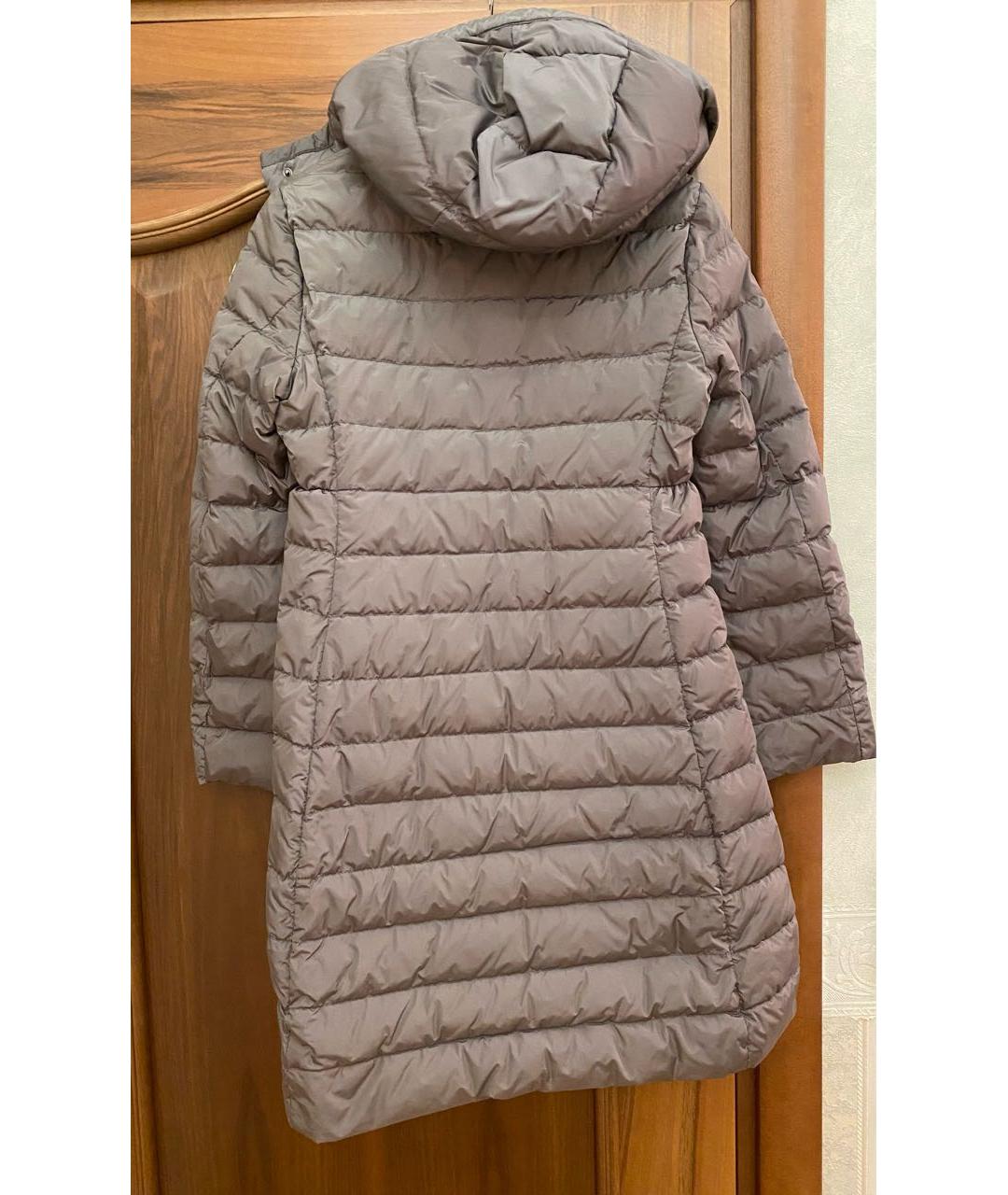 MONCLER Серый пуховик, фото 3