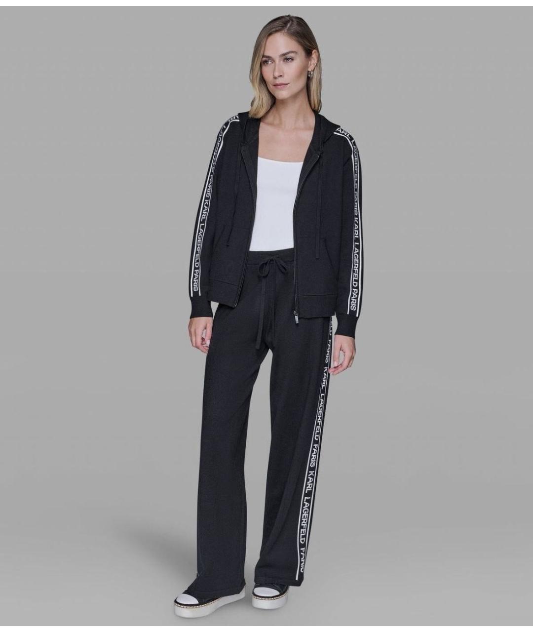 KARL LAGERFELD Черный вискозный спортивные костюмы, фото 5