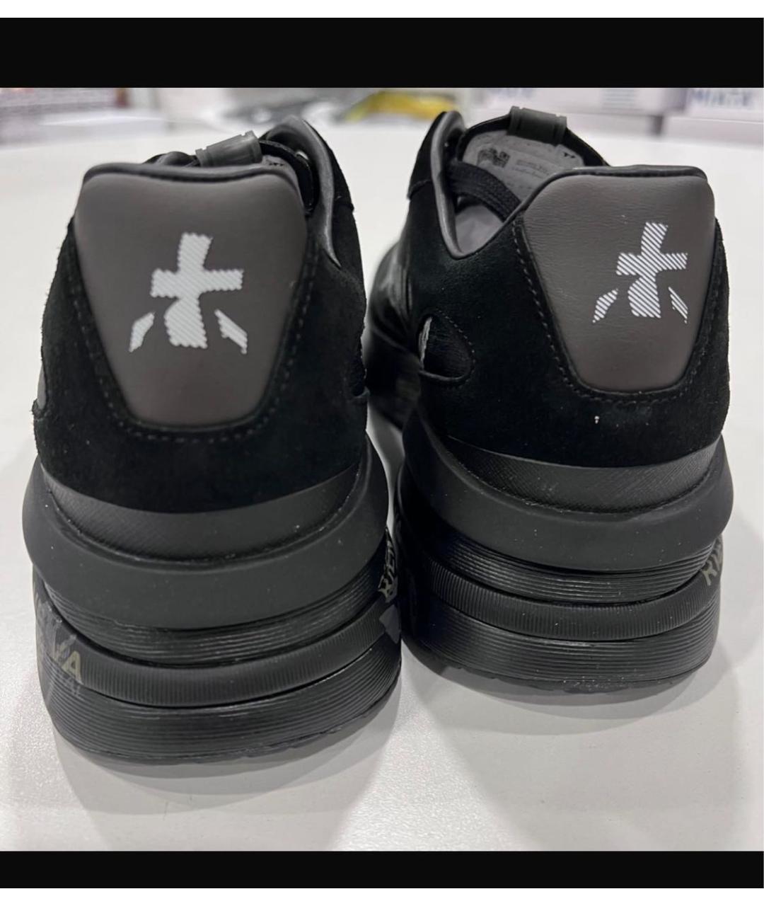 PREMIATA Черные текстильные кроссовки, фото 4