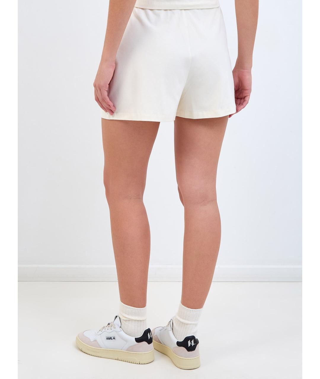 KARL LAGERFELD Бежевые хлопковые шорты, фото 4