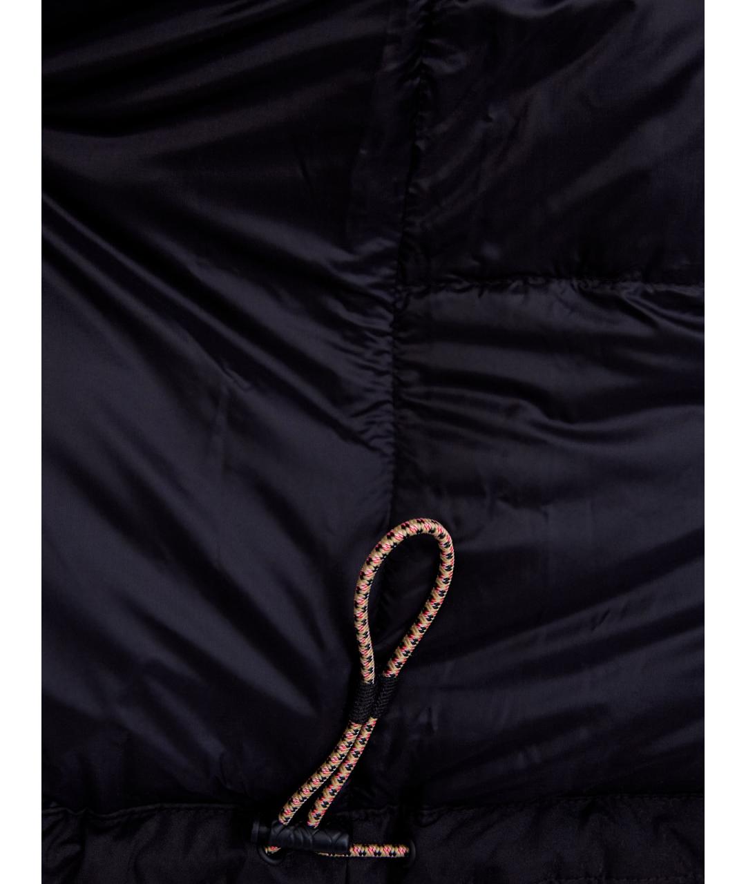 BURBERRY Черный полиэстеровый пуховик, фото 7