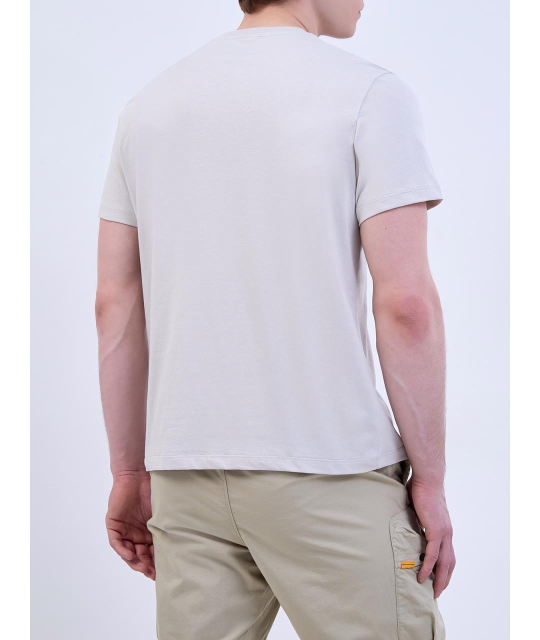 PARAJUMPERS Серая хлопковая футболка, фото 4