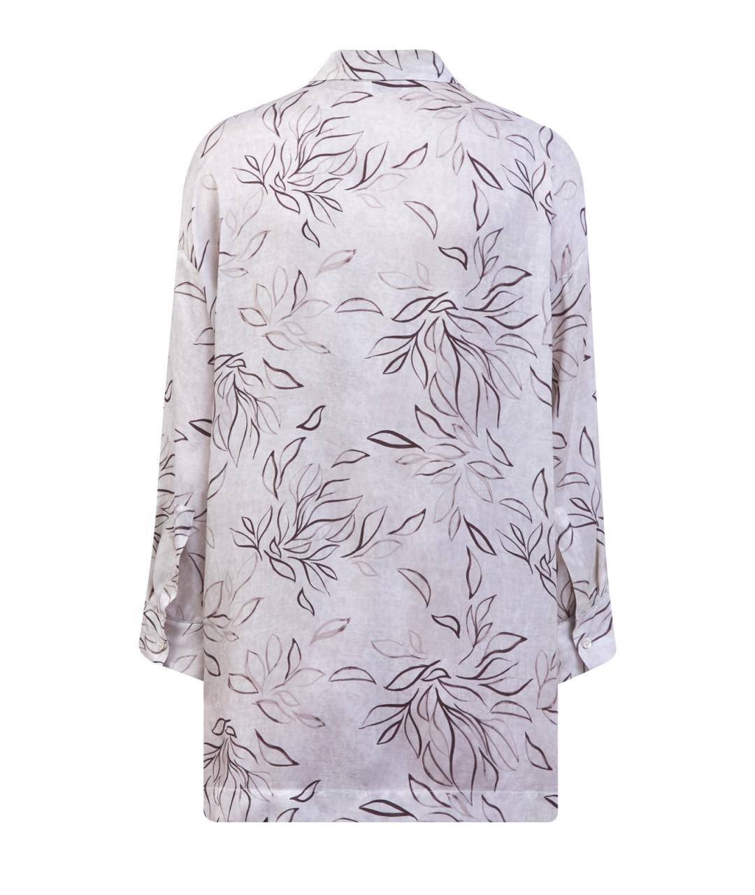 PESERICO Бежевая вискозная рубашка, фото 2