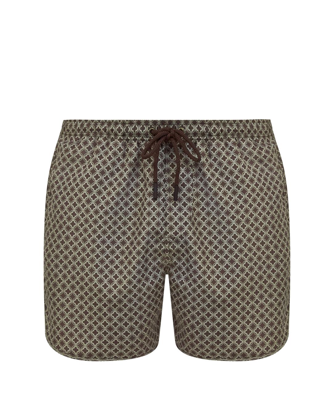 PESERICO Коричневые полиэстеровые плавки, фото 1