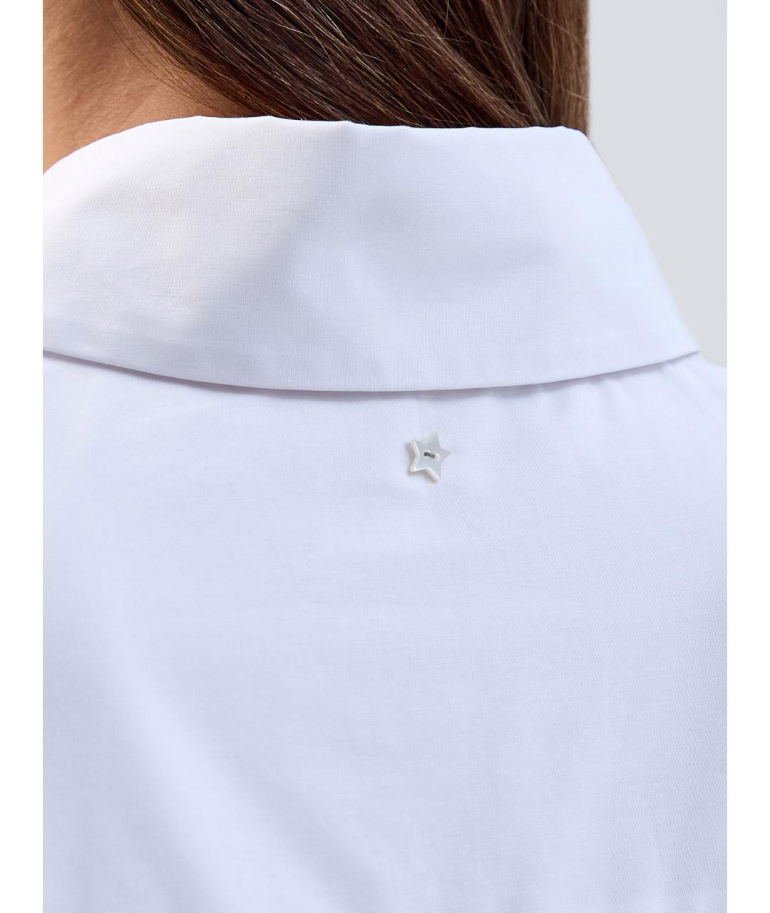 LORENA ANTONIAZZI Белая хлопковая рубашка, фото 6