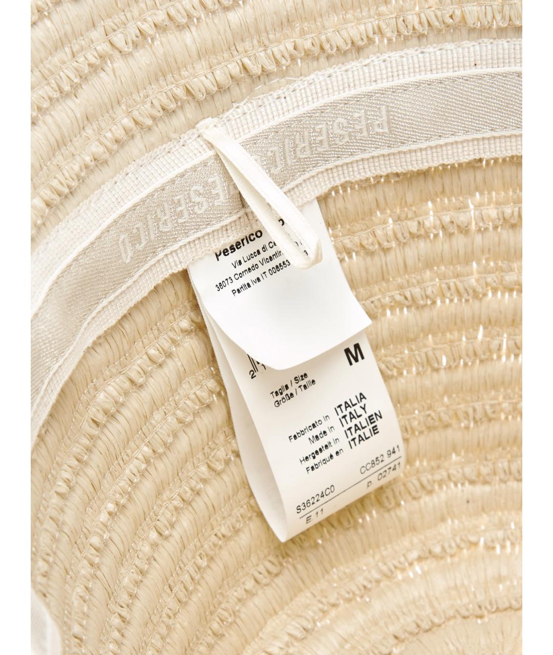 PESERICO Бежевая панама, фото 4