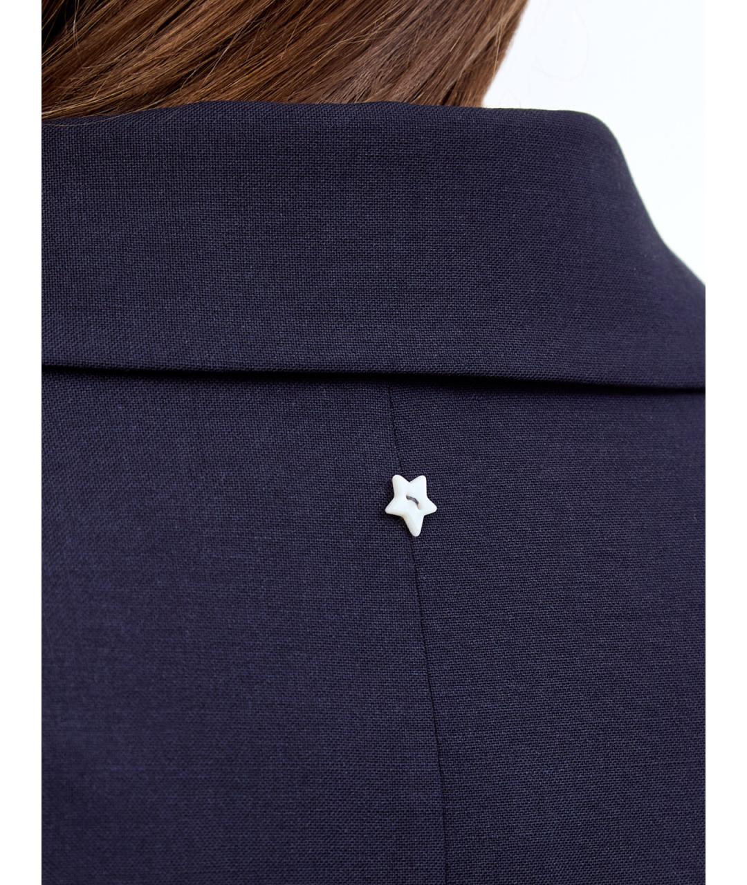 LORENA ANTONIAZZI Синий шерстяной жакет/пиджак, фото 2