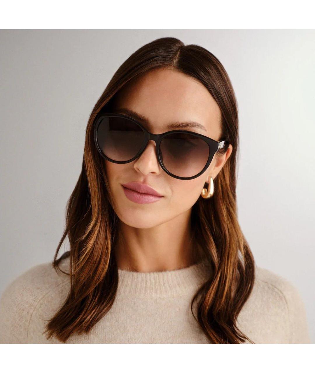 GUCCI Черные пластиковые солнцезащитные очки, фото 4