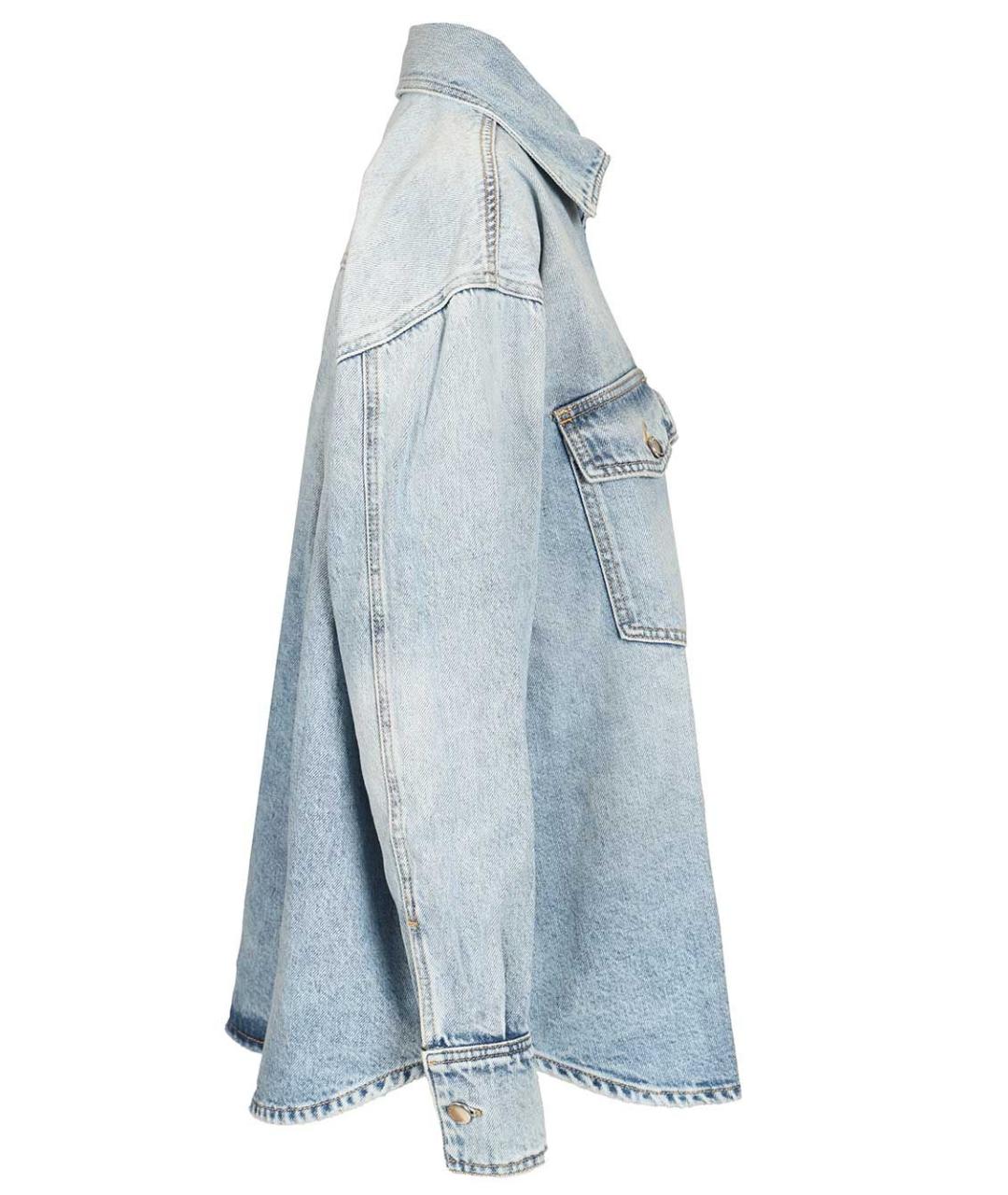 ICON DENIM Голубая хлопковая рубашка, фото 3