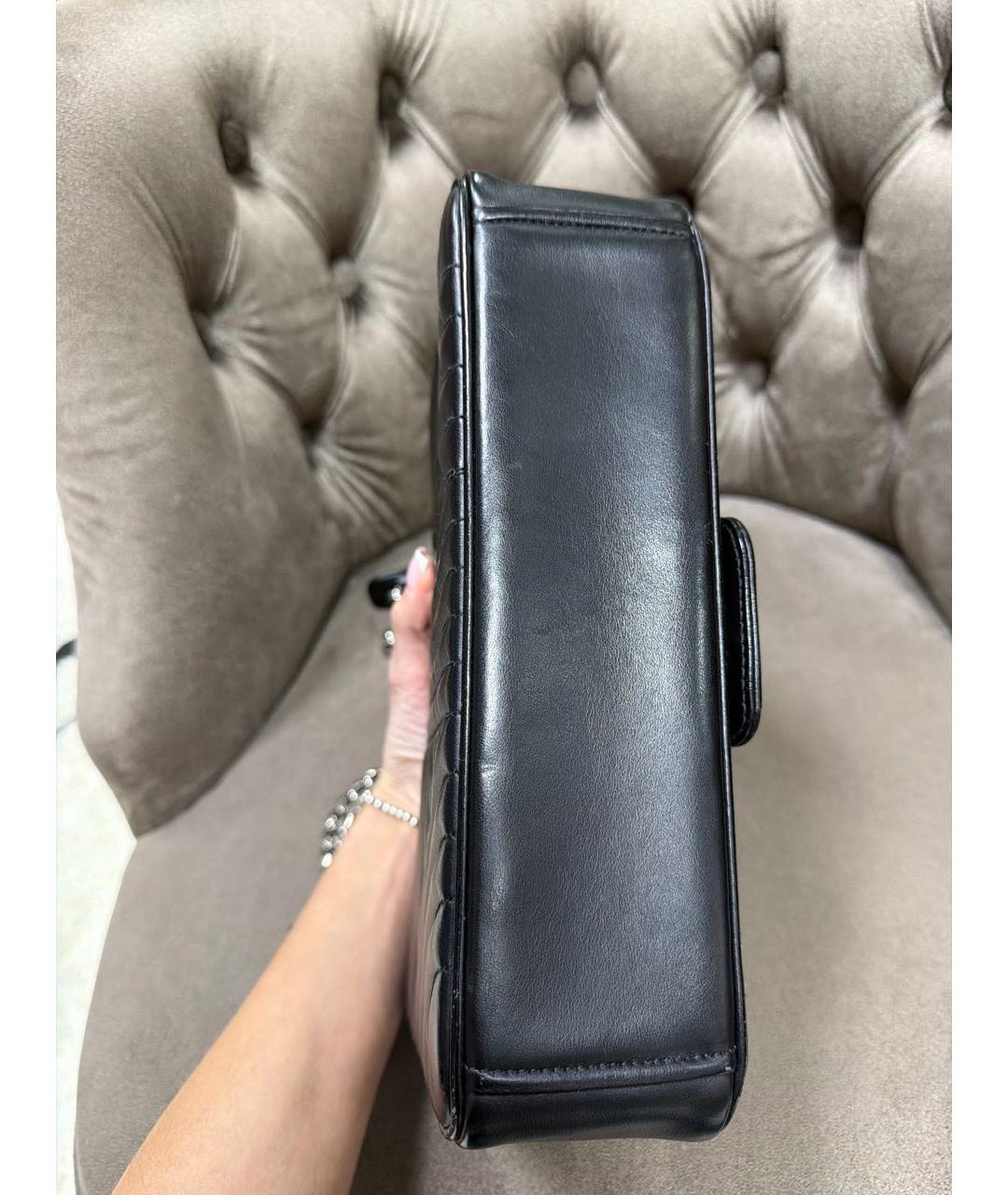 PRADA Черная кожаная сумка через плечо, фото 6