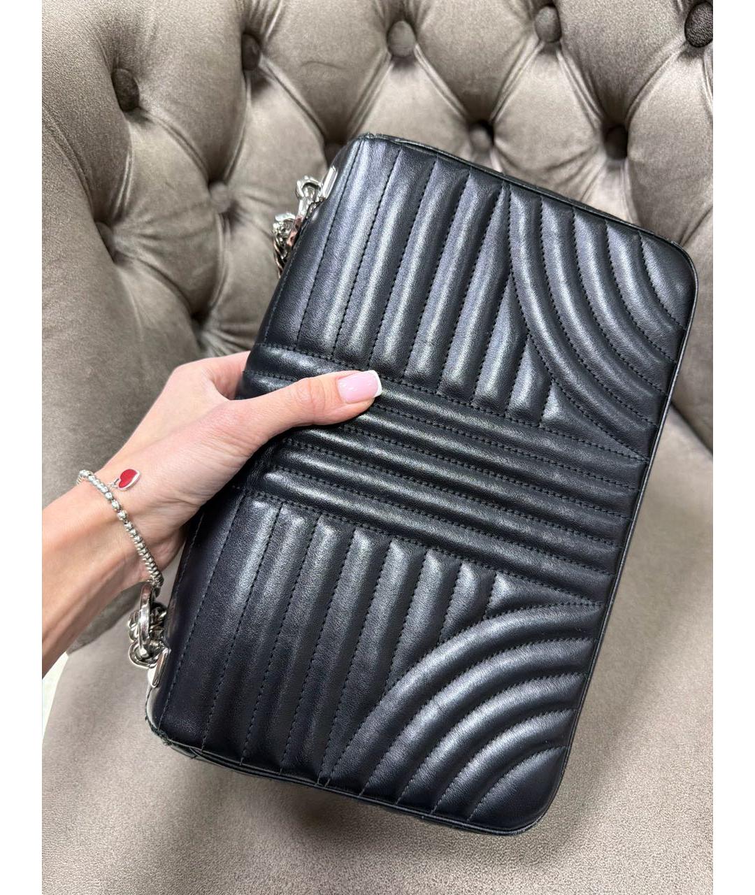 PRADA Черная кожаная сумка через плечо, фото 2