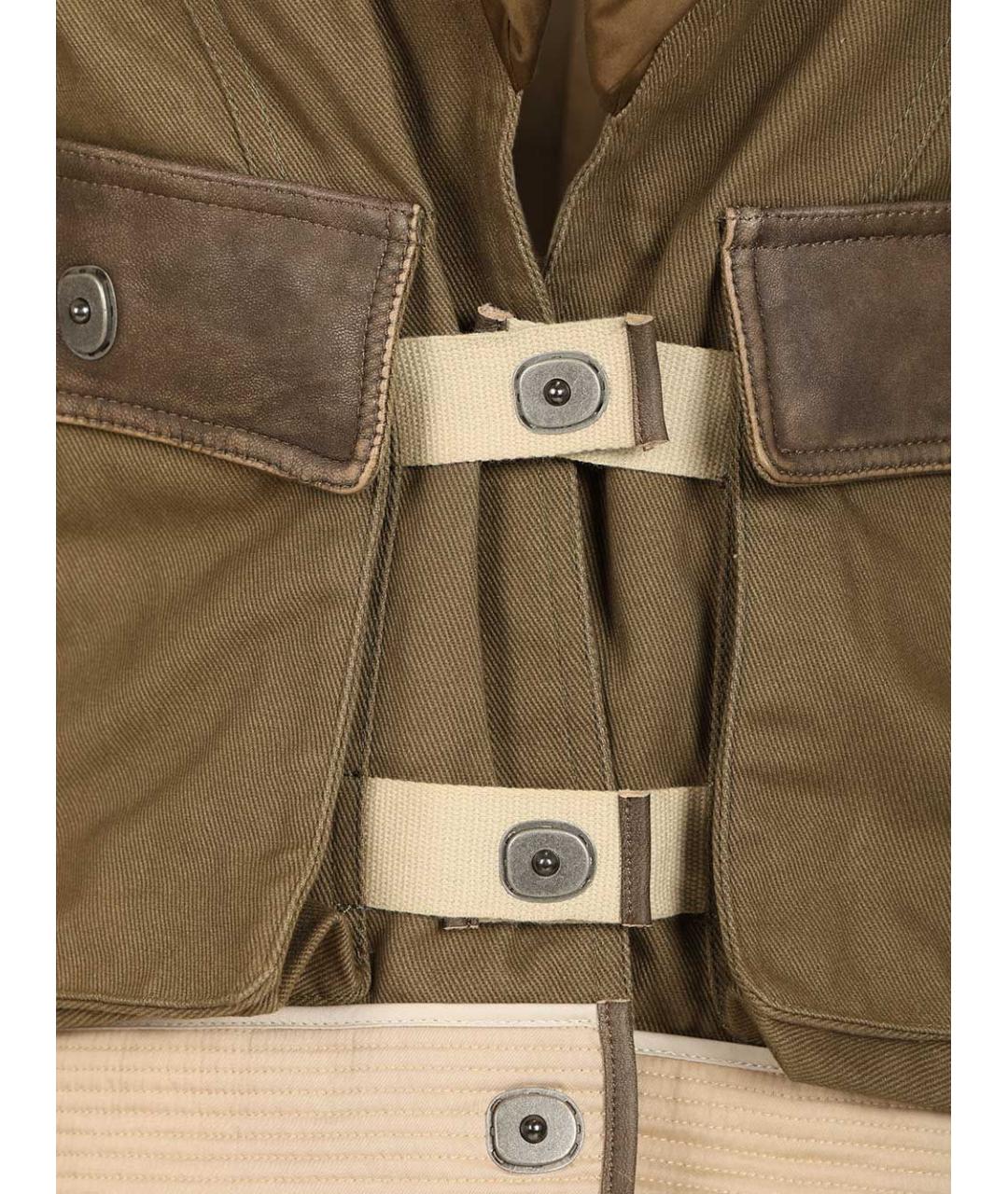 ISABEL MARANT Зеленая полиэстеровая куртка, фото 4