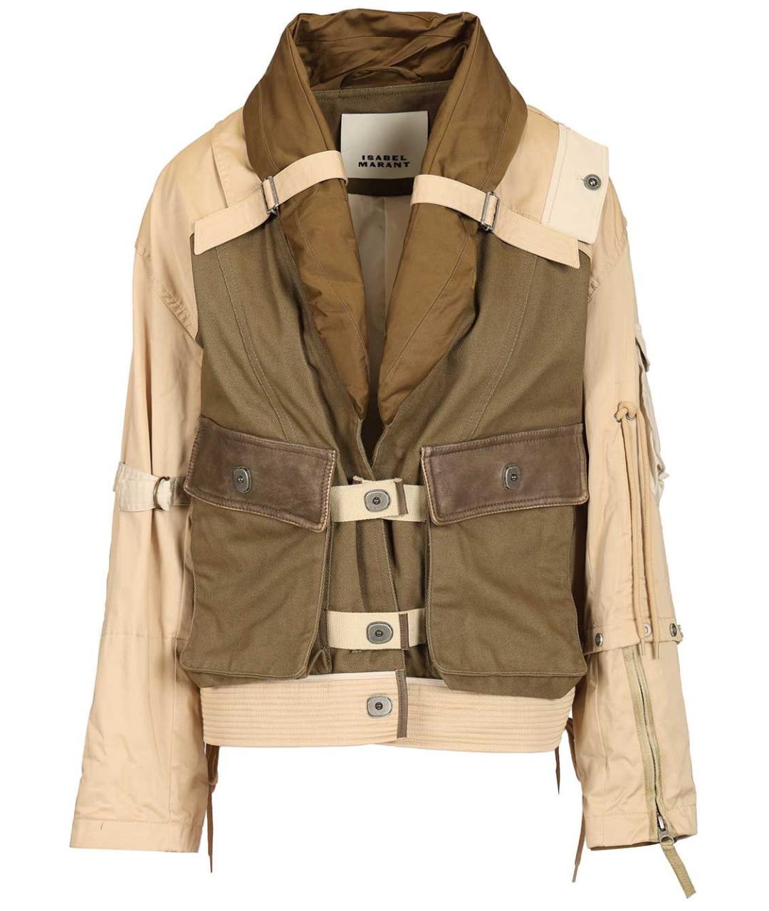 ISABEL MARANT Зеленая полиэстеровая куртка, фото 1