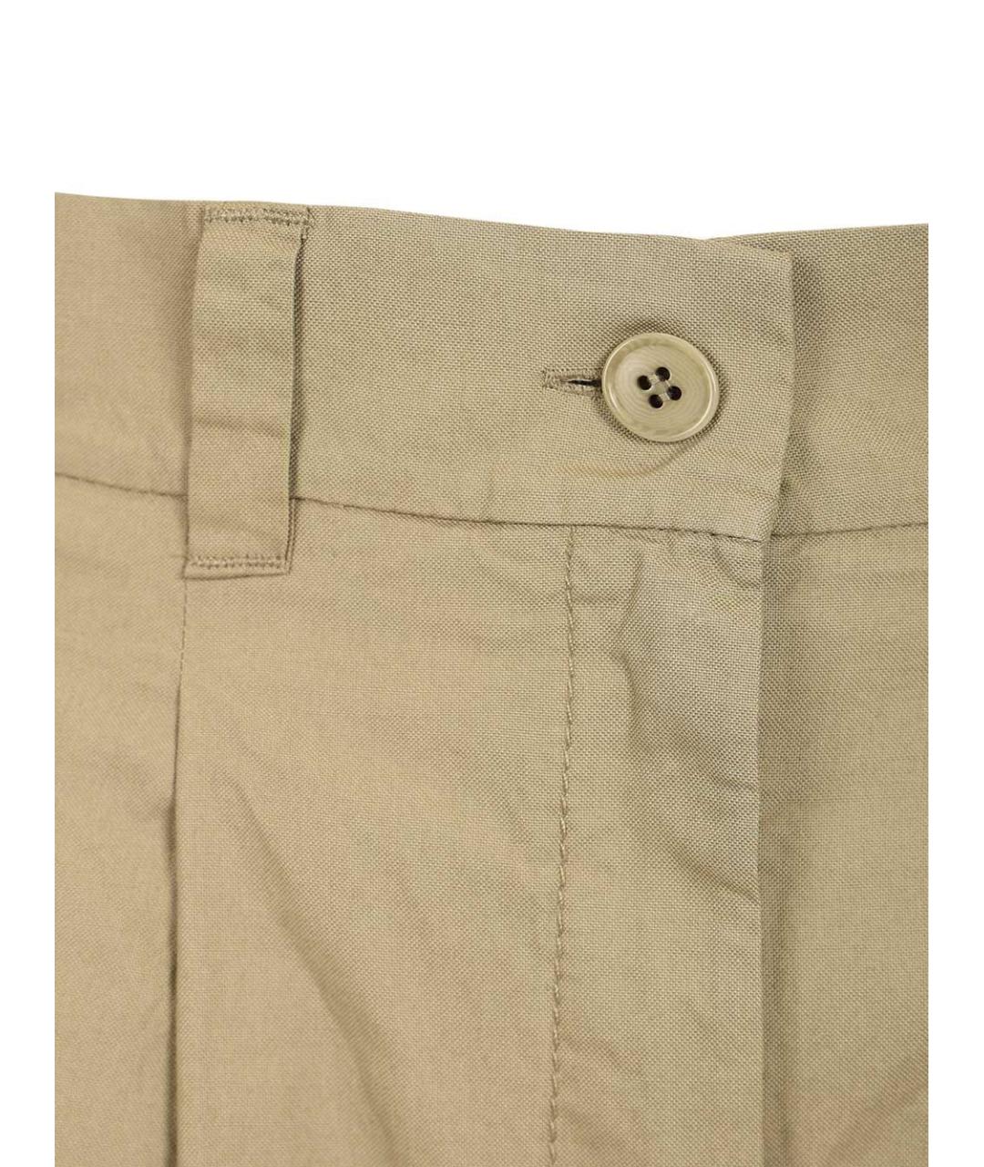 WEEKEND MAX MARA Бежевые хлопковые шорты, фото 5