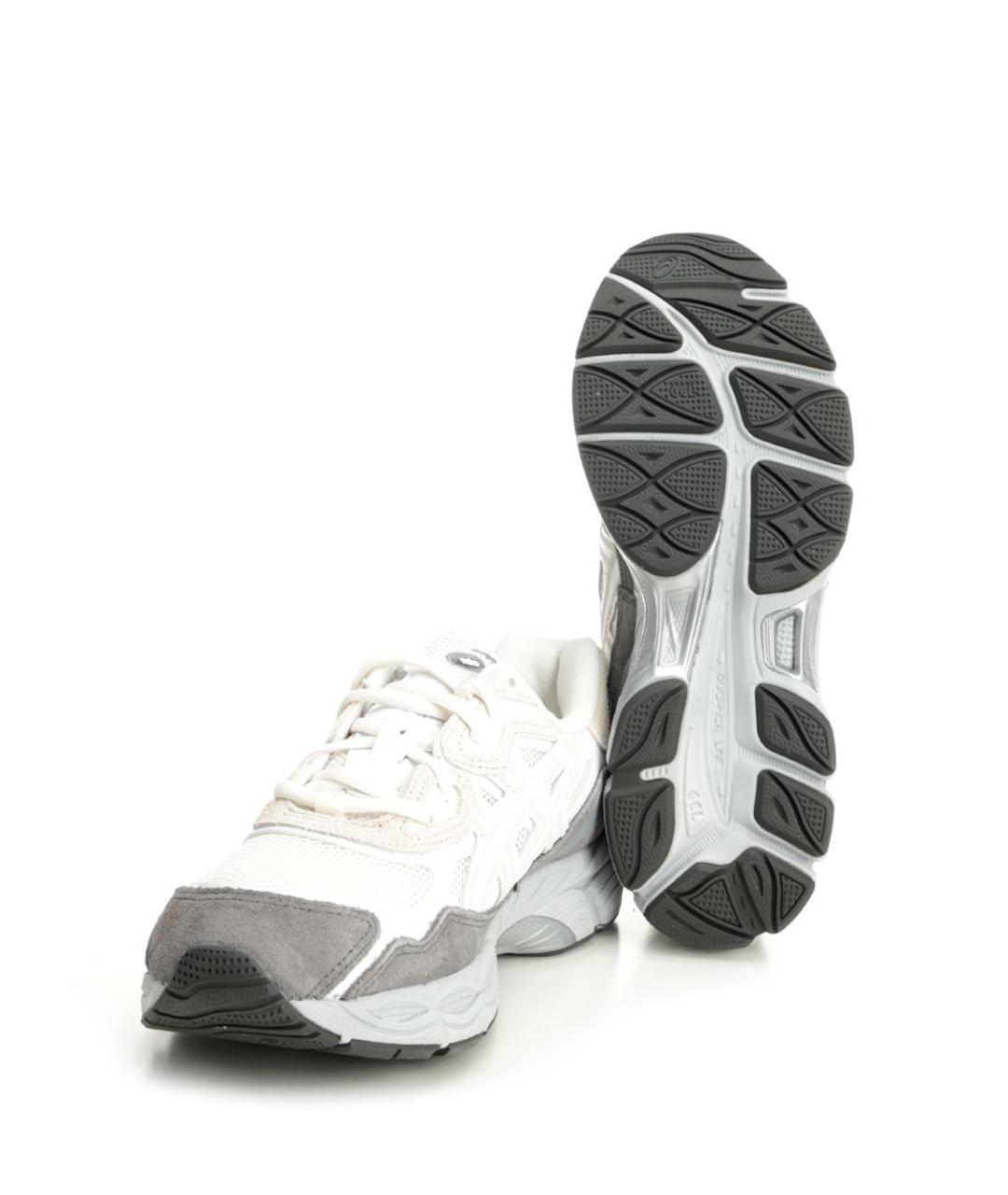 ASICS Белые замшевые низкие кроссовки / кеды, фото 5