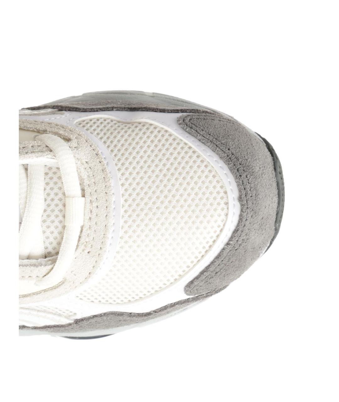 ASICS Белые замшевые низкие кроссовки / кеды, фото 4