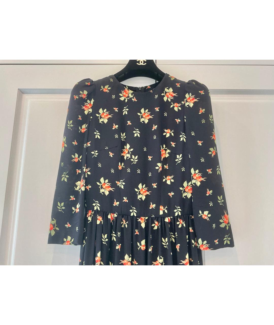 ULYANA SERGEENKO Мульти шелковое повседневное платье, фото 6