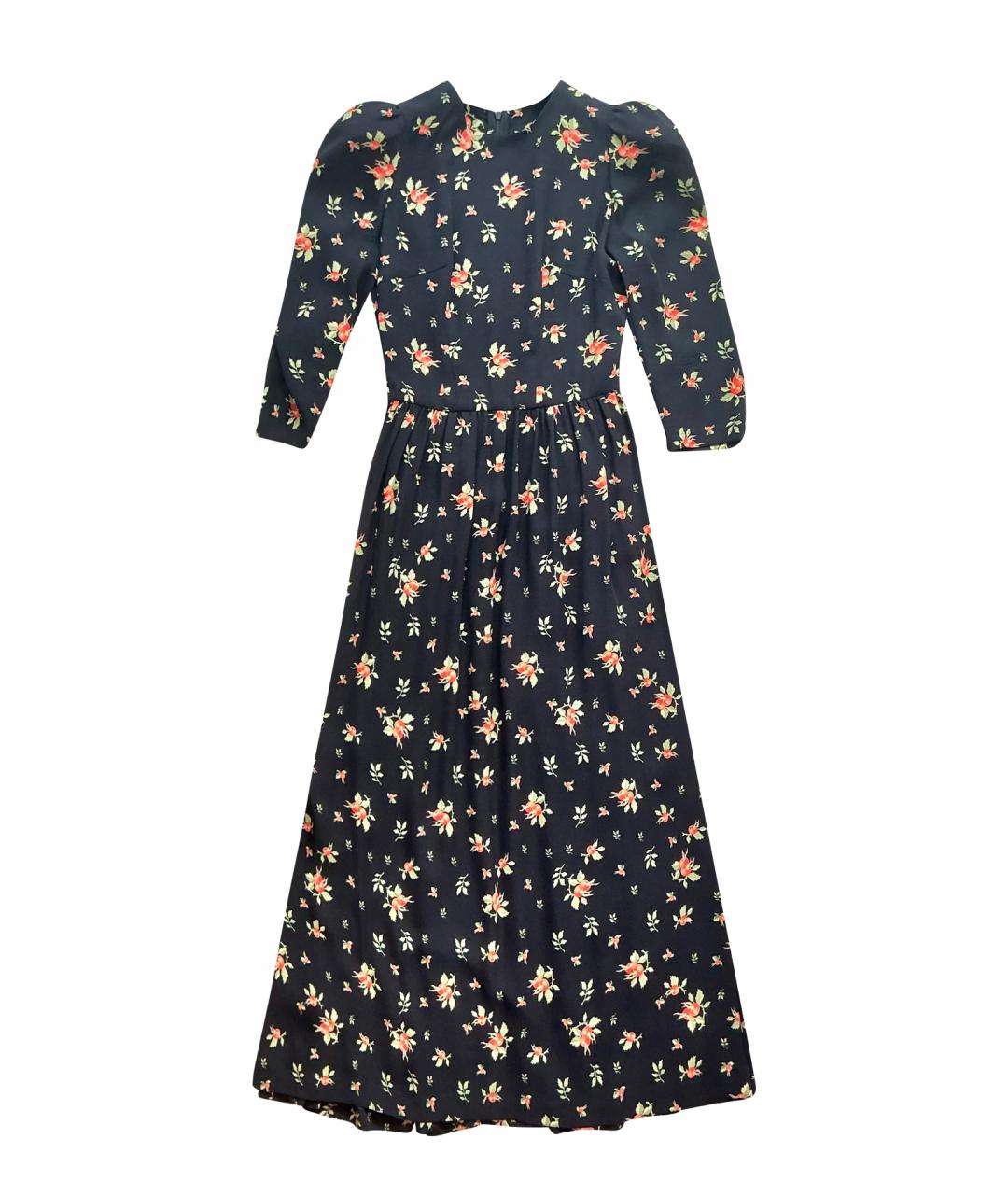 ULYANA SERGEENKO Мульти шелковое повседневное платье, фото 1