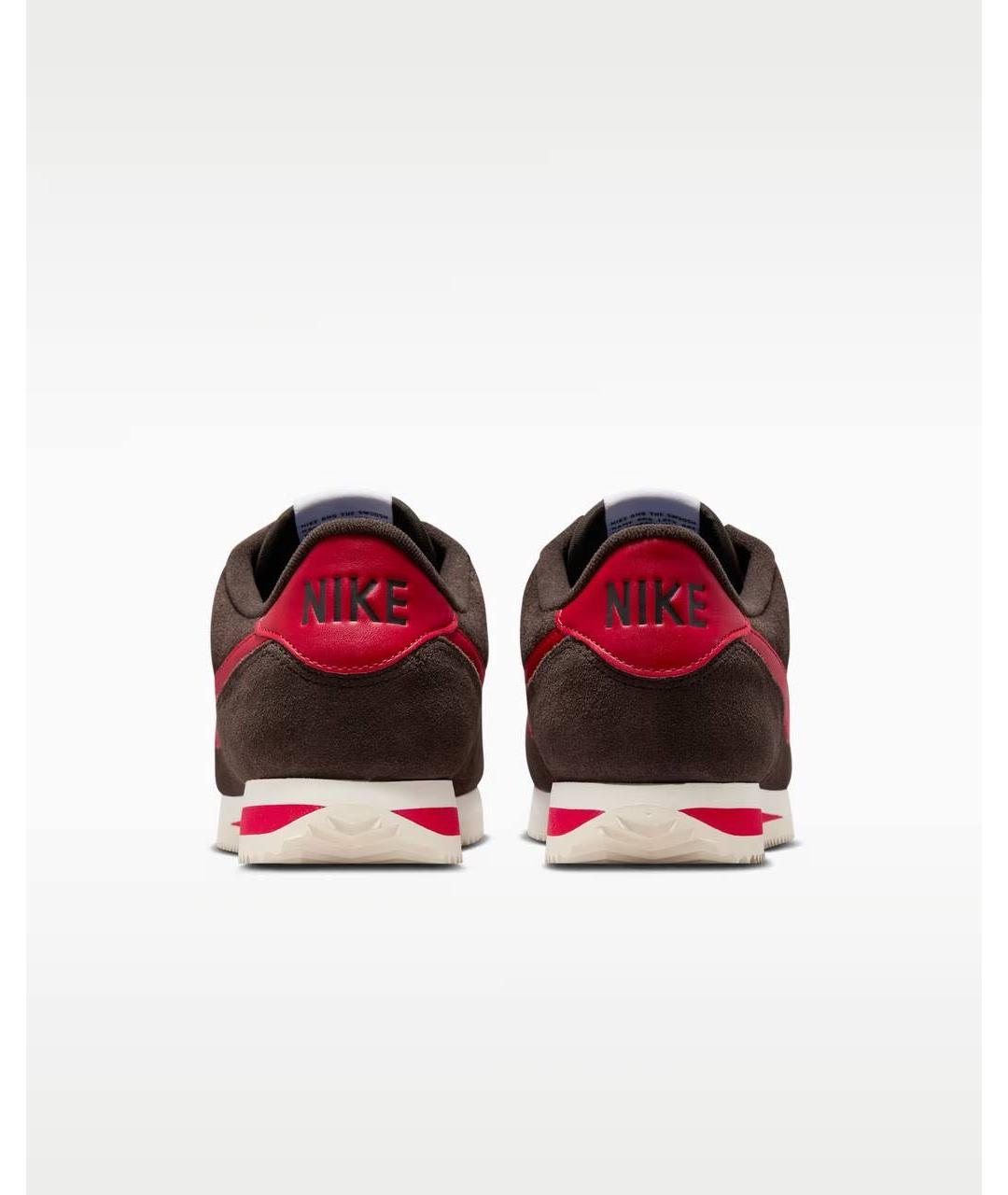 NIKE Коричневые замшевые кроссовки, фото 4