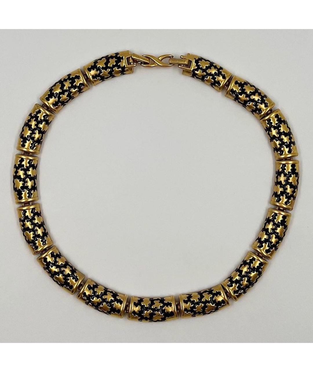 NINA RICCI Золотое позолоченное колье, фото 6