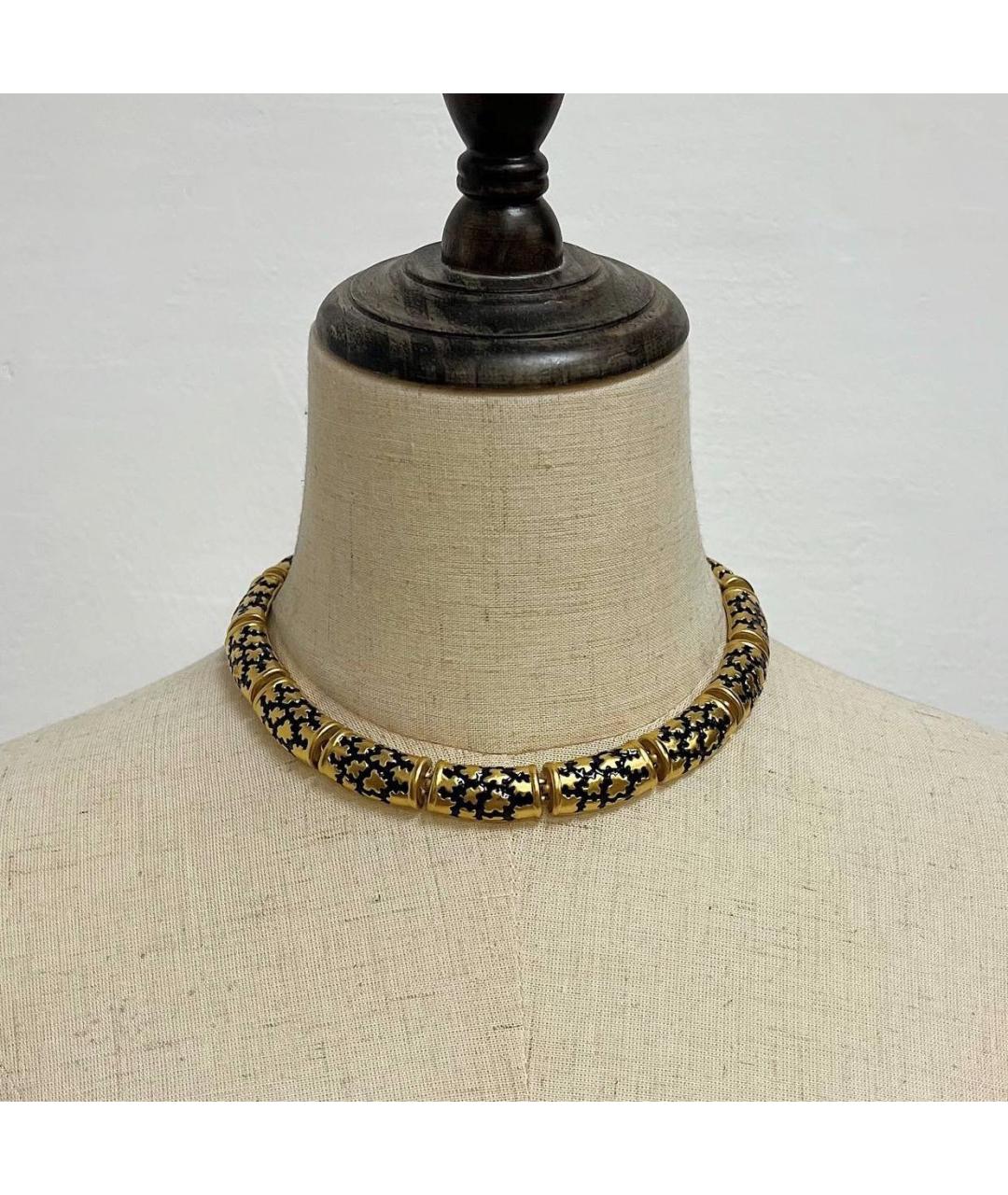 NINA RICCI Золотое позолоченное колье, фото 5