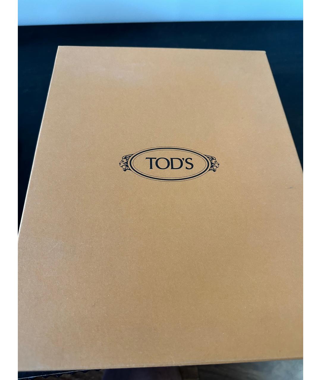 TOD'S Коричневые замшевые высокие ботинки, фото 4