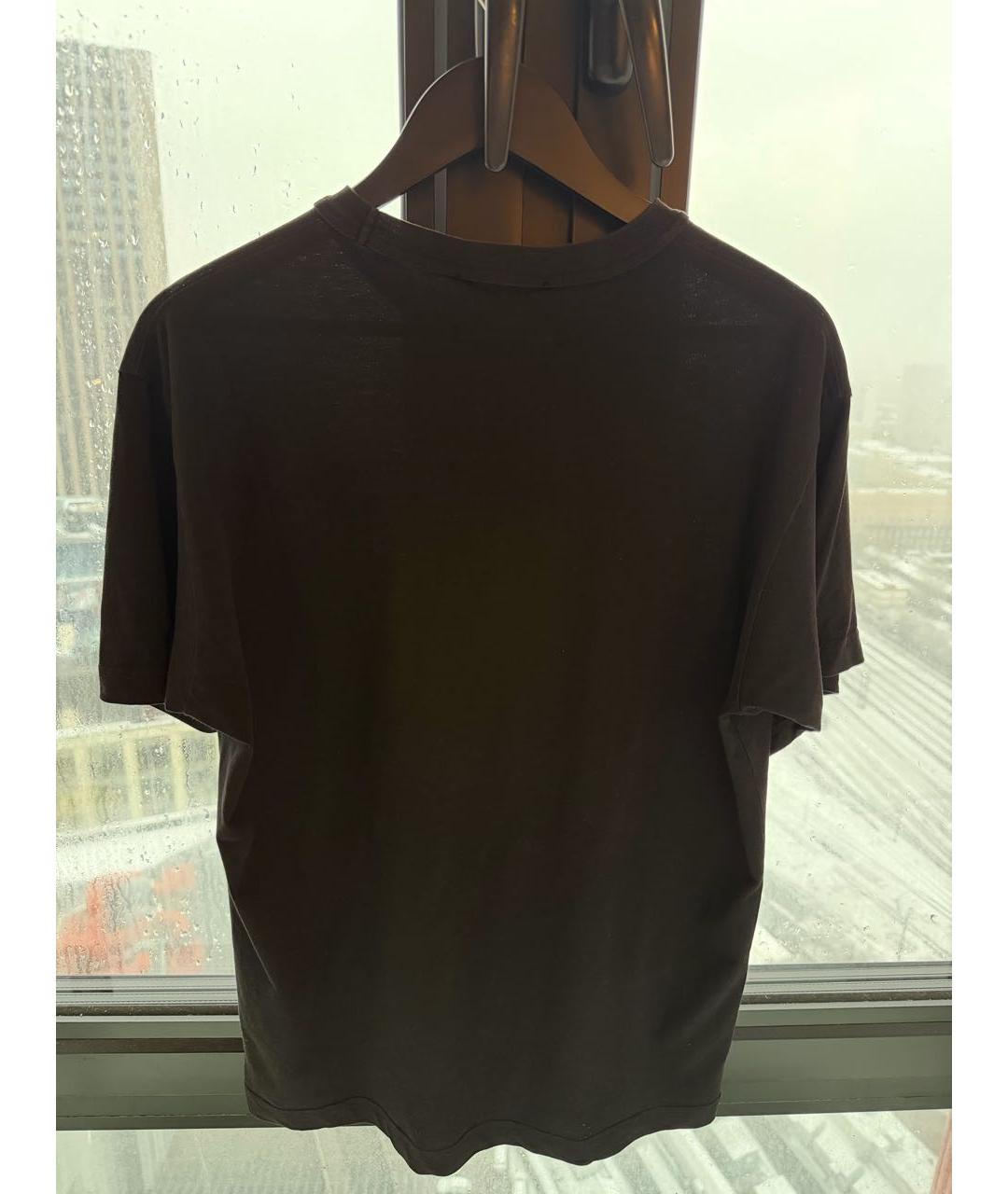 VERSACE JEANS COUTURE Черная хлопковая футболка, фото 2