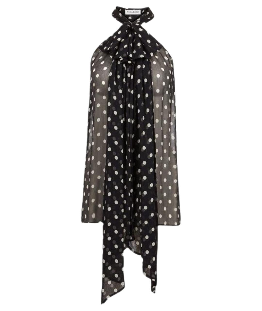 NINA RICCI Черная полиамидовая блузы, фото 1