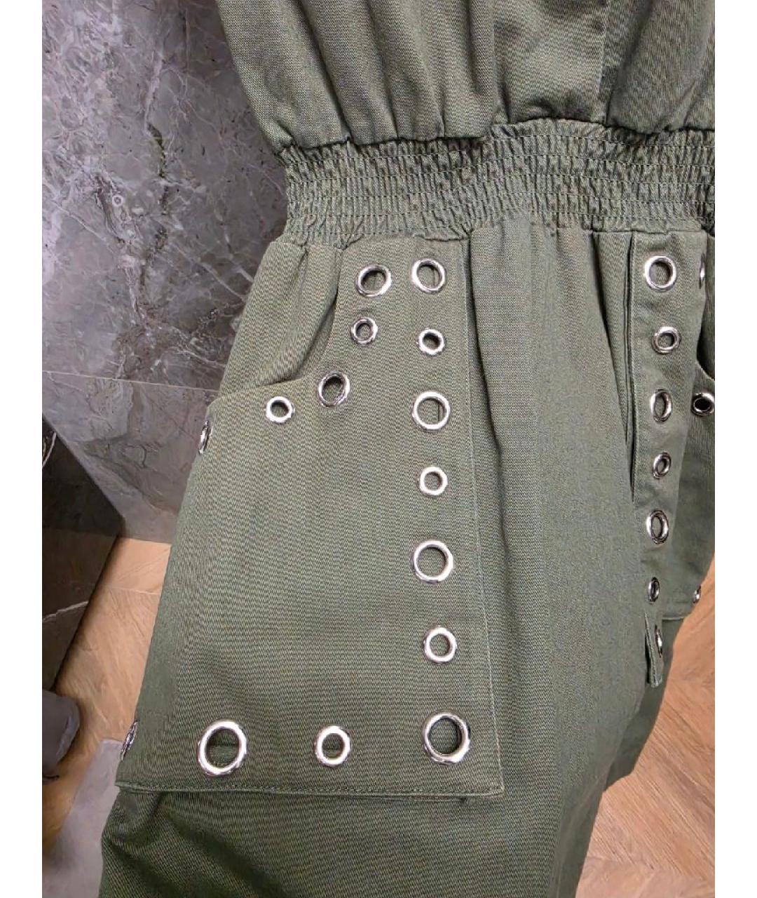 MAJE Зеленые деним повседневное платье, фото 6