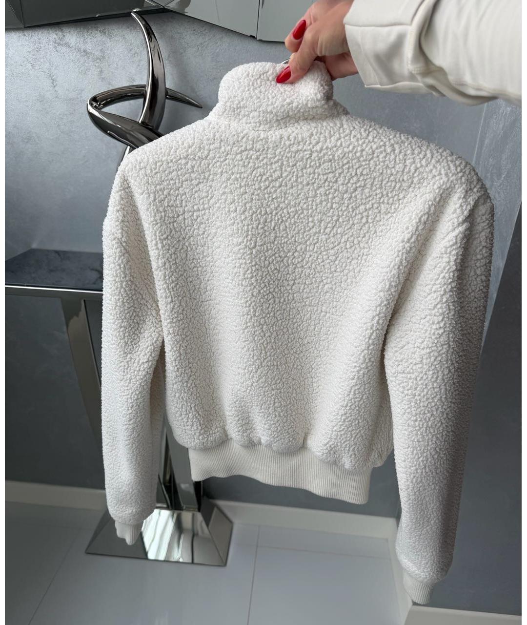 ALO YOGA Белая вискозная спортивная куртка, фото 2