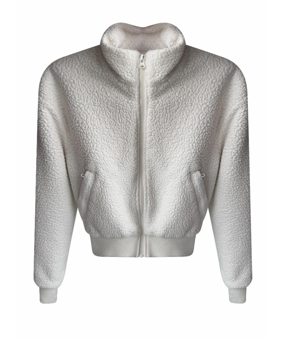 ALO YOGA Белая вискозная спортивная куртка, фото 1