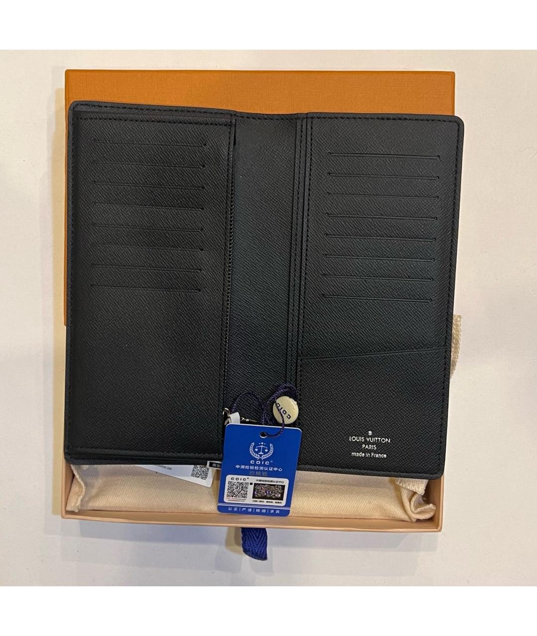LOUIS VUITTON Черный кошелек, фото 3