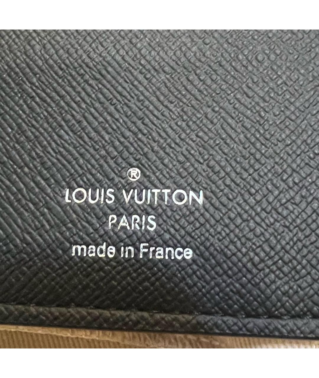 LOUIS VUITTON Черный кошелек, фото 4
