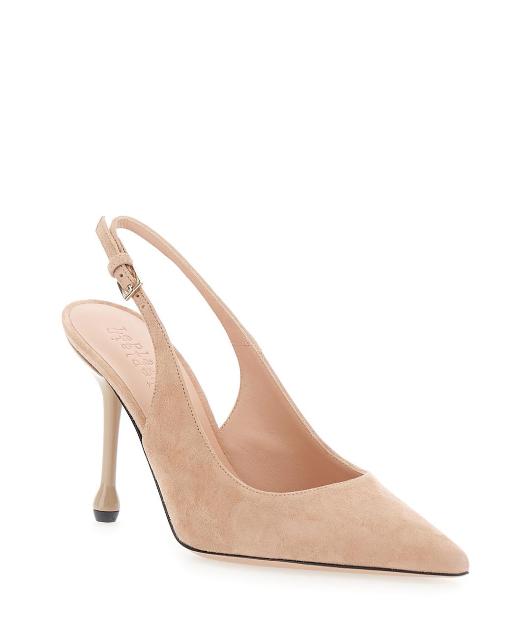 PLAIN Бежевые кожаные туфли, фото 2