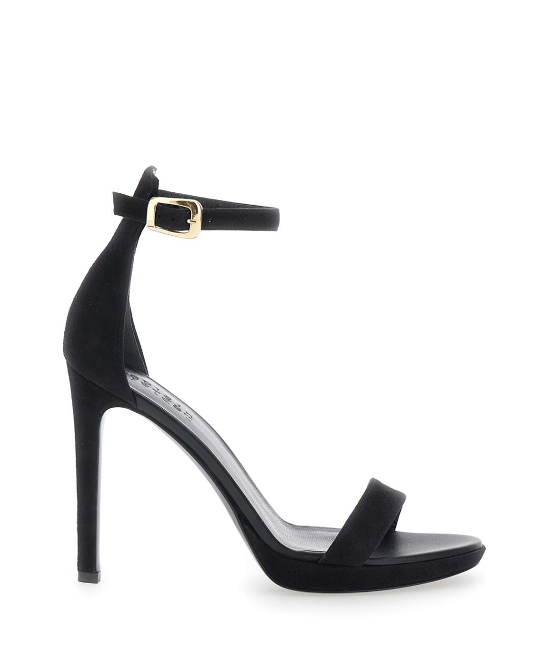 PLAIN Черные босоножки, фото 1