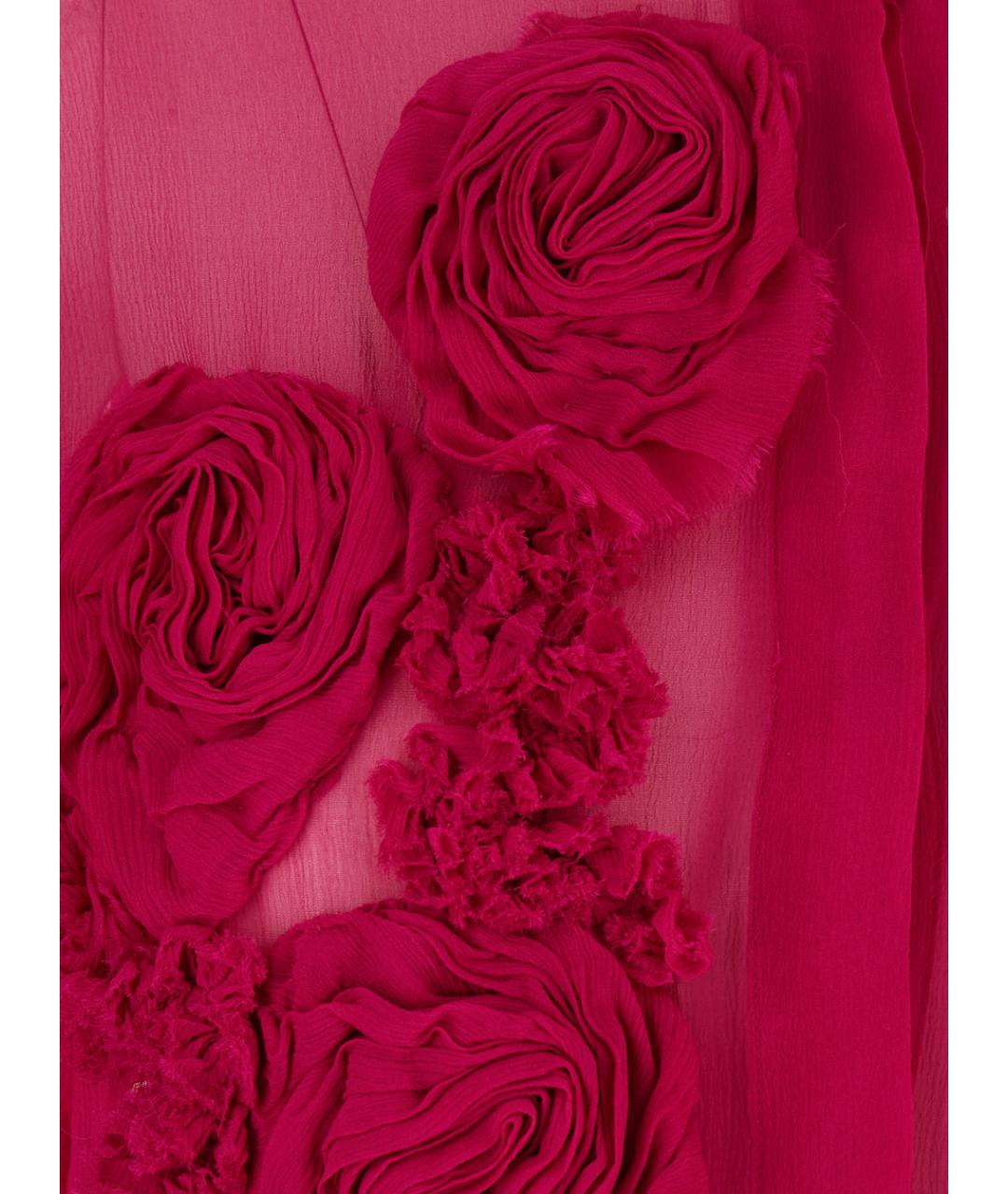 DRIES VAN NOTEN Розовая вискозная блузы, фото 3