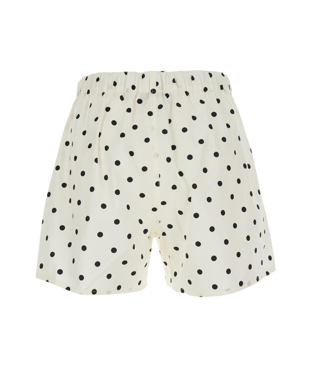 MSGM Белые хлопковые шорты, фото 2